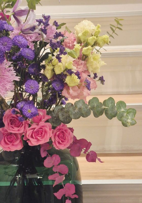 Bouquet in Rosa und Violett